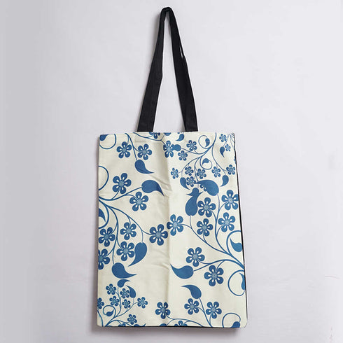 Flower & Leaf's Printed Tote Bag