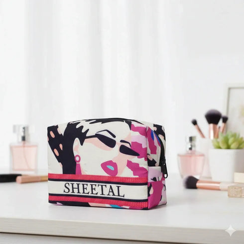 Beautiful Girl Printed Personalised Box Pouch