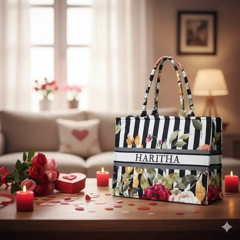 Personalized Box Bag with Box Pouch Valentines Gift Hamper for Her