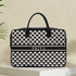 Geometric Personalised Canvas and PU Laptop Bag - Uncommongifts.in