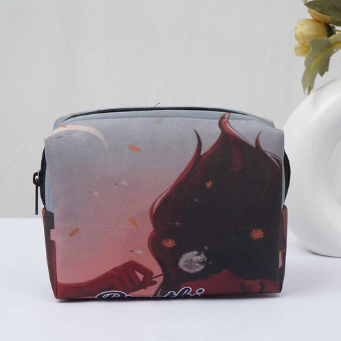 Girl Printed Personalised Box Pouch - Uncommongifts.in