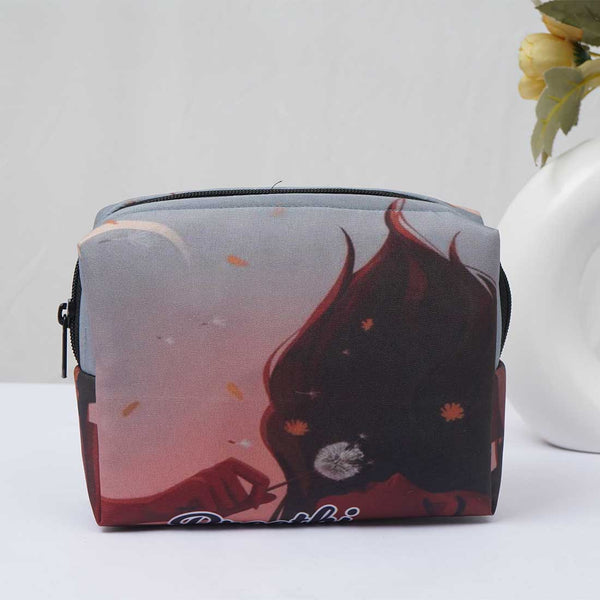 Girl Printed Personalised Box Pouch - Uncommongifts.in