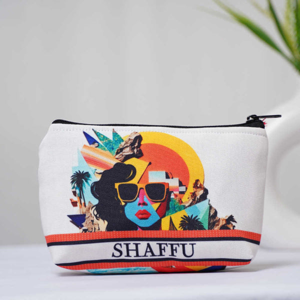 Girl Printed Personalised Pouch