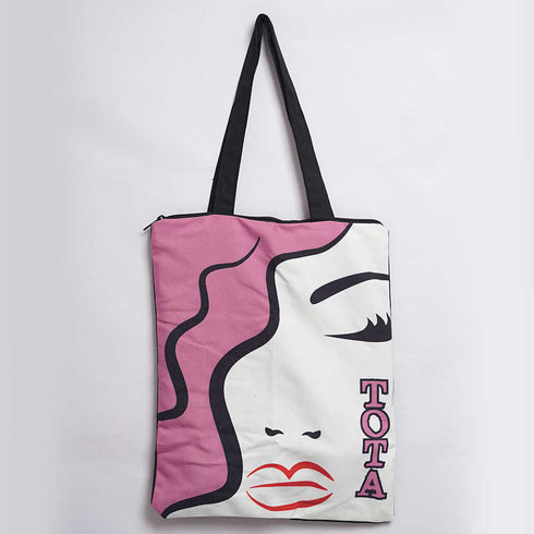 Girl Printed Tote Bag