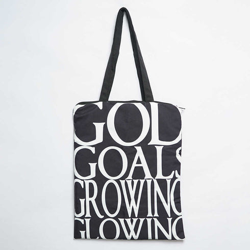 Goals Printed Tote Bag