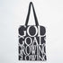 Goals Printed Tote Bag