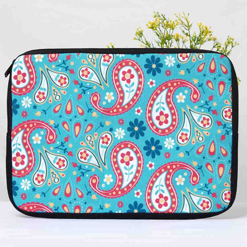 Green Designed Printed Laptop Sleeve/Cover 15 inch