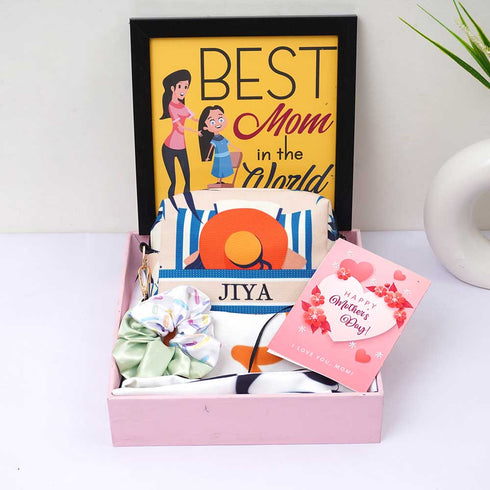 Happy Mother's Day Printed Sling Bag Combo Gift