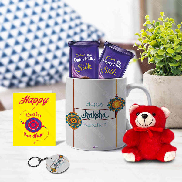 Happy Raksha Bandhan Mug Gift Combo - Uncommongifts.in