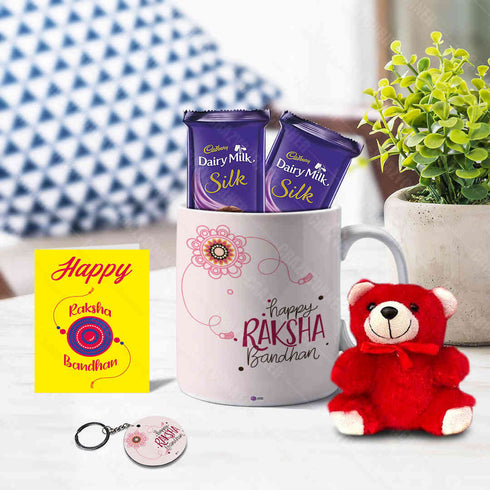 Happy Raksha Bandhan Mug Gift Set Combo - Uncommongifts.in