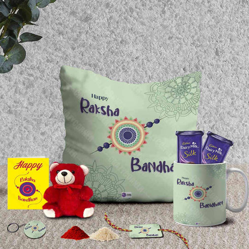 Happy Raksha Bandhan Rakhi Gift Combo - Uncommongifts.in