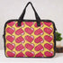 Hearts Printed Canvas Laptop Bag - 15.6 inch