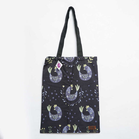 Hen Printed Tote Bag