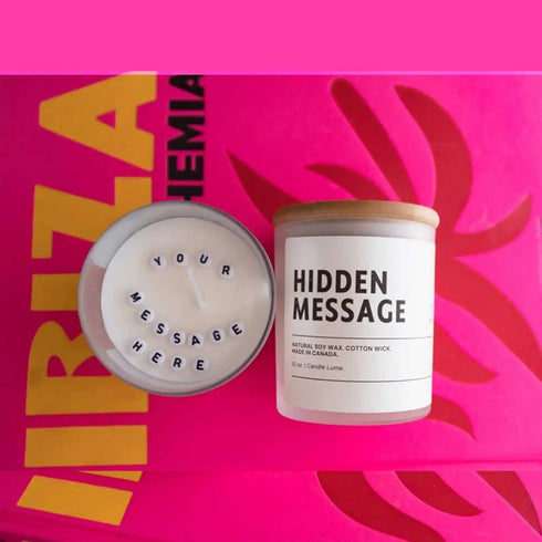 Hidden Message Candle
