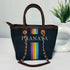 Multicolor Strap Printed Personalised Luna Handbag