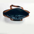 Black Printed Canvas and PU Laptop Bag Fit 15.6 Inch Laptop