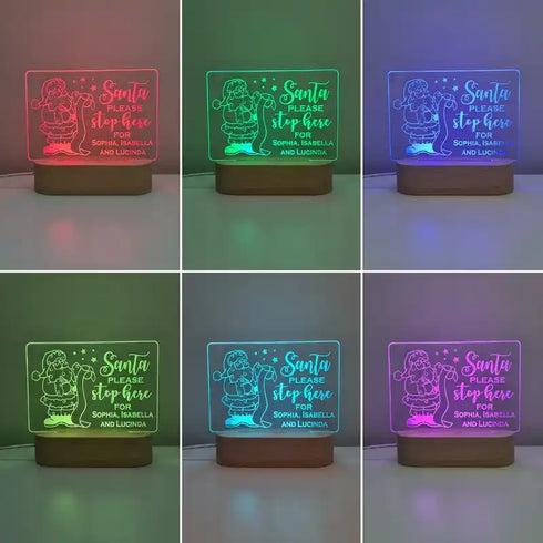 Personalised Christmas Night Light