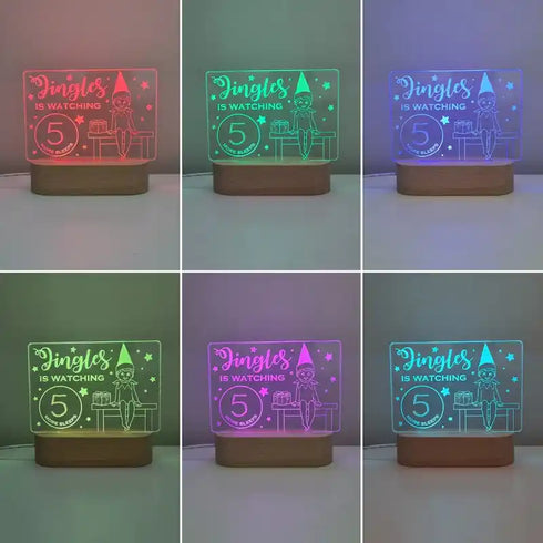 Personalised Christmas Night Light