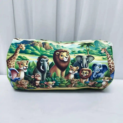 Personalized Animals Printed Sling Duffle Bag for Kids