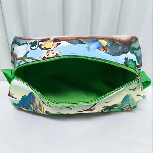 Personalized Animals Printed Sling Duffle Bag for Kids