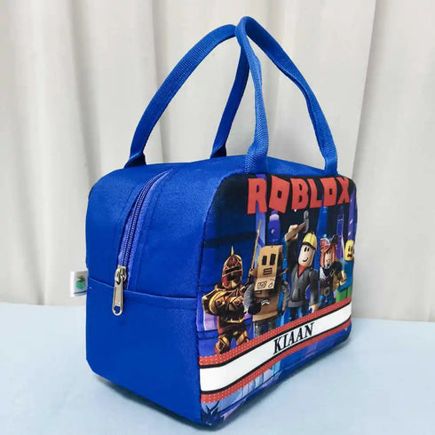 Personalized Printed Kids Lunch Bag With Handle