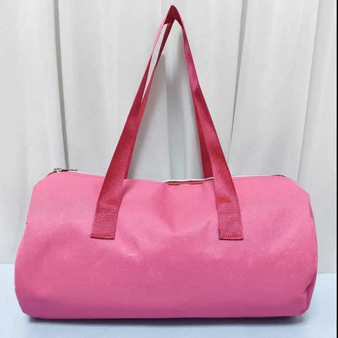 Personalized Elephant Print Duffle Bag with Box Pouch Combo for Kids