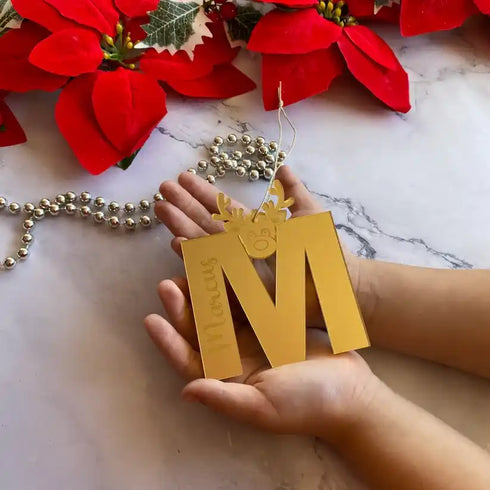 Personalised Reindeer Ornaments for Christmas