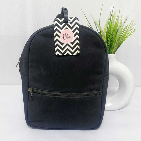 Personalized Geometric Printed Luggage Tag