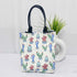 Personalised Cactus Printed Lunch Bag With Handle