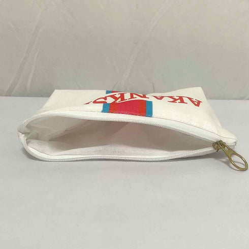 Red Strap Printed Personalised Pouch