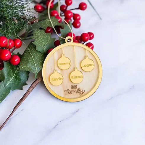 Personalised Name Ornaments for Christmas