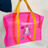 Personalised Kids Swimming Jelly Duffle Bag - Pink