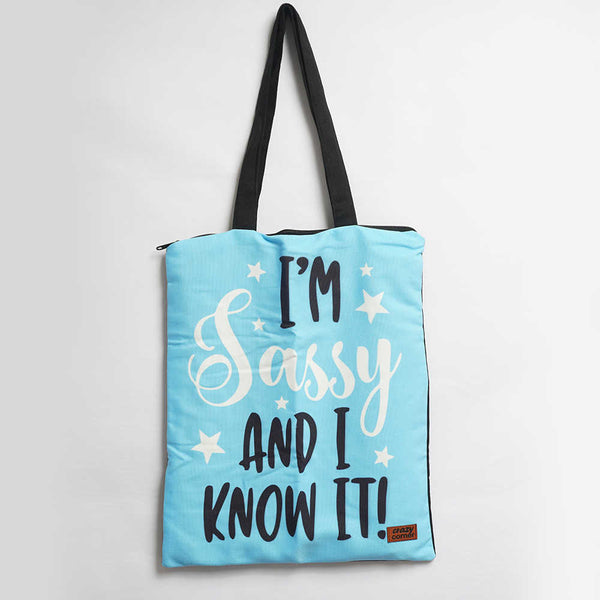 I'm Sassy Printed Tote Bag