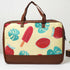 Ice Cream Printed Canvas & PU Laptop Bag Fit 15.6 Inch Laptop