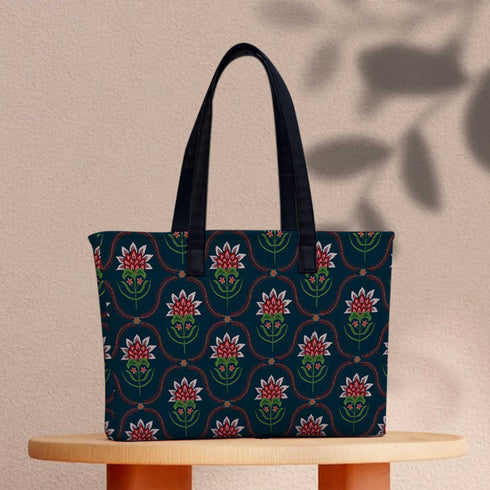 Jacobin Print Women's Office Bag - Uncommongifts.in