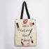 Just A Girl Who Love Makeup Printed Tote Bag