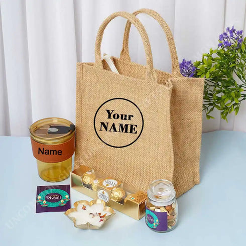 Jute Bag Diwali Gift Hamper