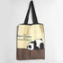 Lazy Panda Printed Tote Bag
