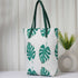 Leaf Green Printed Oversized Shopper Tote Bag - Uncommongifts.in