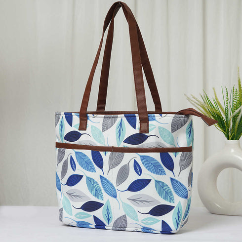 Leaf's Printed Canvas Shoulder Bag Handbag - Uncommongifts.in