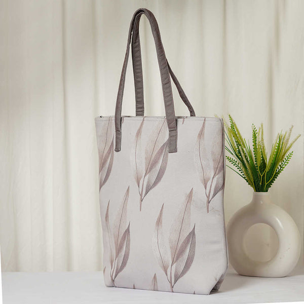 Leaf's Printed Oversized Shopper Tote Bag - Uncommongifts.in