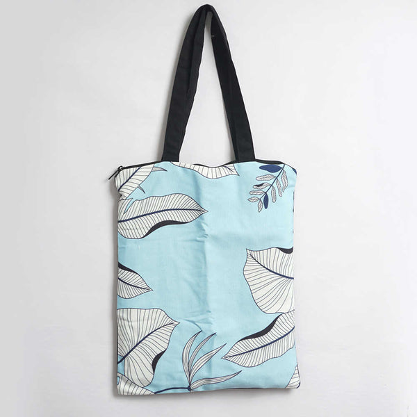 Leaf's Printed Tote Bag