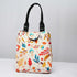 Leafs Printed Lunch Bag With Handle