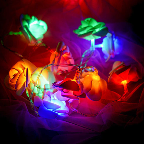 Led Rose String Lights - Uncommongifts.in
