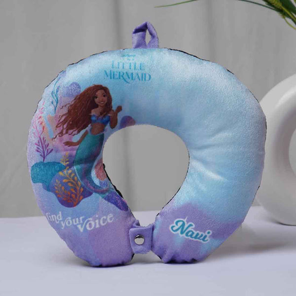 Little Mermaid Personalised Kids Neck Pillow - Uncommongifts.in