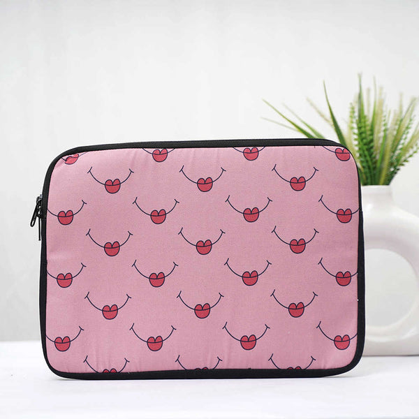 Lovely Smiles Printed Laptop Sleeve/Cover 13 inch