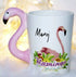 Personalised 3D Pink Flamingo Coffee Mug