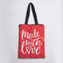 Made With Love Printed Tote Bag
