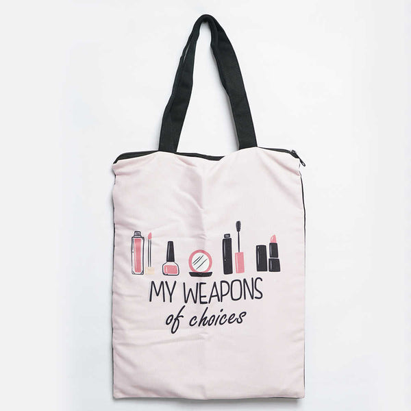 Makeup Printed Tote Bag