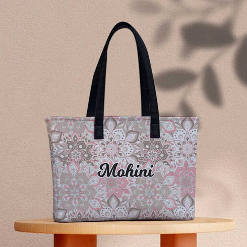 Mandala floral Women's Office Bag - Uncommongifts.in